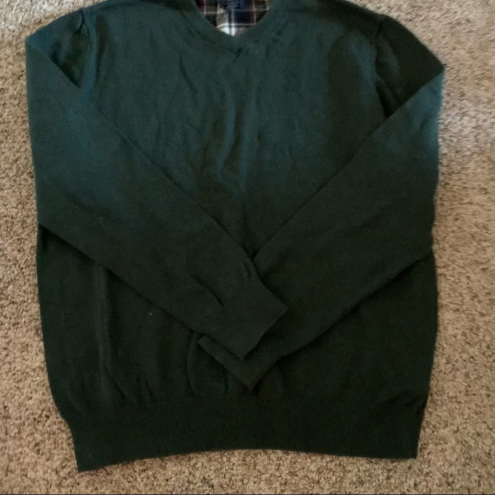 british khaki sweater